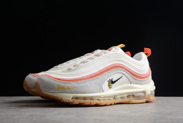 2022 Nike Air Max 97 “Rock and Roll” Sail/Orange-Pink Lifestyle Shoes DQ7655-100-2