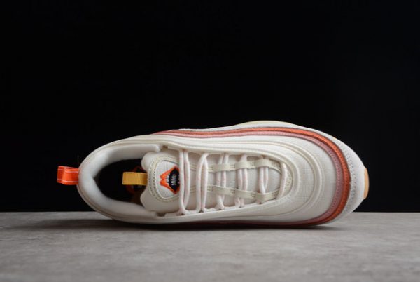 2022 Nike Air Max 97 “Rock and Roll” Sail/Orange-Pink Lifestyle Shoes DQ7655-100-3