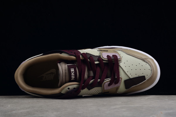 2022 Nike Dunk Scrap Tan Brown Pink Skateboard Shoes DH7450-100-2