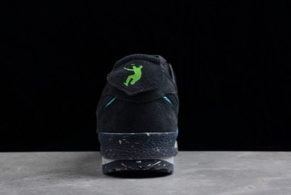 2022 Union x Nike Cortez Black/Blue-Green Running Shoes DR1413-001-2