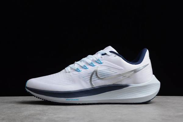 Buy Nike Air Zoom Pegasus 39 White Silver Blue Running Shoes DG4071-1051