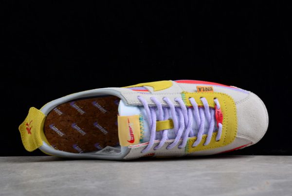 Buy Union x Nike Cortez Grey Purple Red Yellow Casual Shoes DR1413-100-4