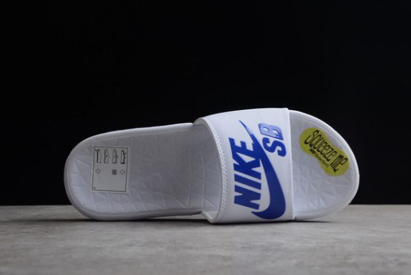 Latest Release Nike SB Benassi White Blue Online 840067-102