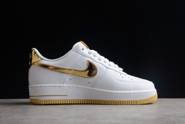 New Sale Nike Air Force 1 ’07 Players White/Metallic Gold 315092-171-1
