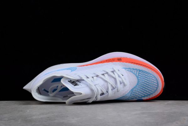 New Sale Nike ZoomX Vaporfly Next% 2 White/Laser Blue-Rush Orange CU4123-102-3