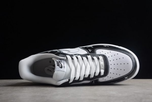 2022 KAWS x Nike Air Force 1 Low White/Black-Grey Outlet CW2288-777-3