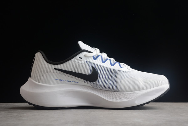 2022 Release Nike Zoom Fly 5 White/Blue-Black Running Shoes DM8968-100-1