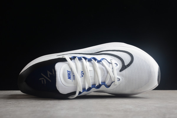 2022 Release Nike Zoom Fly 5 White/Blue-Black Running Shoes DM8968-100-3