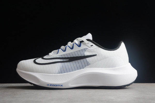 2022 Release Nike Zoom Fly 5 White/Blue-Black Running Shoes DM8968-100