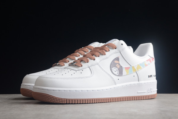 AF1234-003 Nike Air Force 1 Low Bope White Unisex Sneakers-2