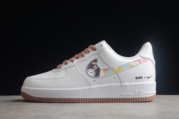 AF1234-003 Nike Air Force 1 Low Bope White Unisex Sneakers