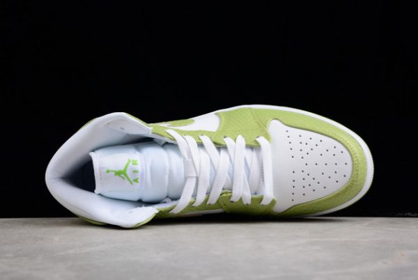 Brand New Air Jordan 1 Mid SE “Green Python” Basketball Shoes DV2959-113-3