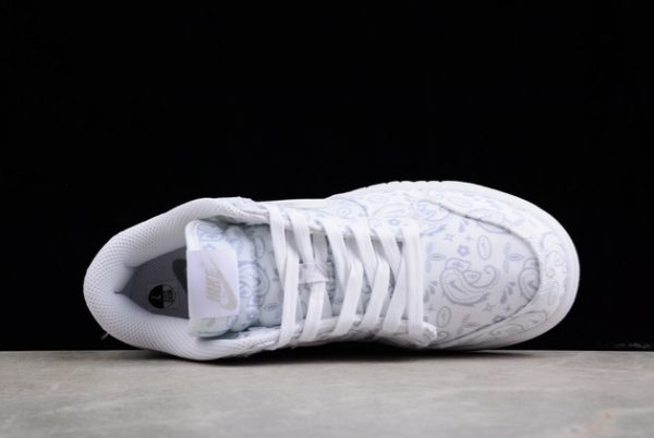 Cheap Sale Nike Dunk Low “White Paisley” White/Grey Fog-White DJ9955-100-3
