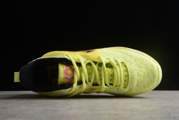 Fashion 2022 Nike KD 15 EP “Light Lemon Twist” Basketball Shoes DM1056-700-3