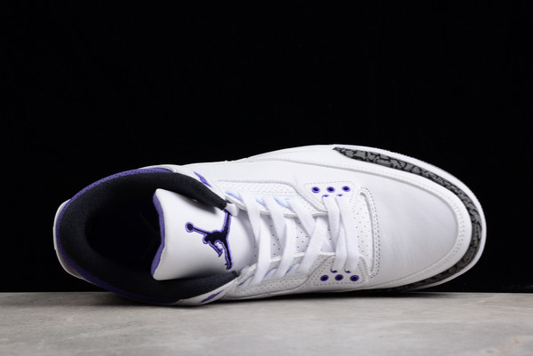Hot Sale Air Jordan 3 “Dark Iris” Unisex Basketball Shoes CT8532-105-3