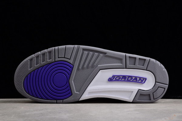 Hot Sale Air Jordan 3 “Dark Iris” Unisex Basketball Shoes CT8532-105-4