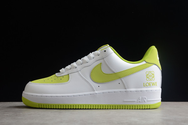 Hot Sale Nike Air Force 1 Low White/Lime Green Outlet AF1234-002