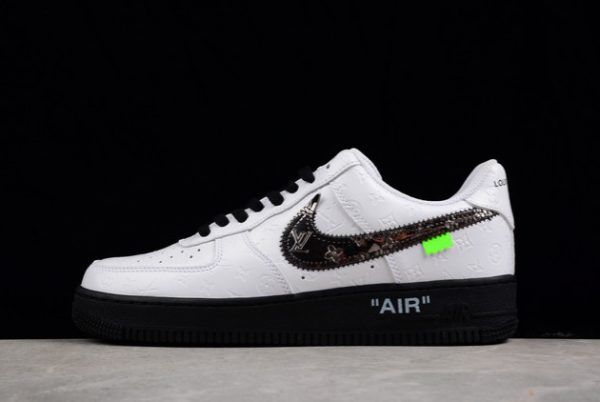 LV3369-101 Nike Air Force 1 Low White Sneakers For Wholesale