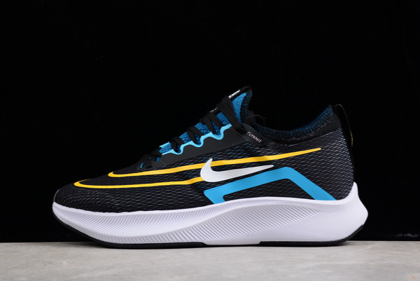 Men's Nike Zoom Fly 4 Black Chlorine Blue Sneakers CT2392-003