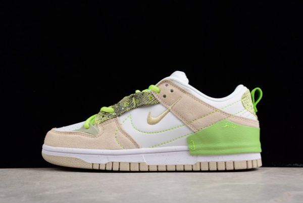 New Release Nike Dunk Low Disrupt 2 “Green Snake” Shoes DV3206-001