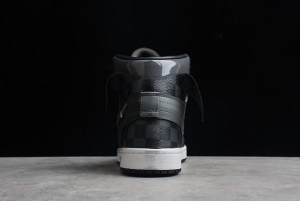 Nike Air Jordan 1 High x Off White Black Grey AQ081 Basketball Shoes-4