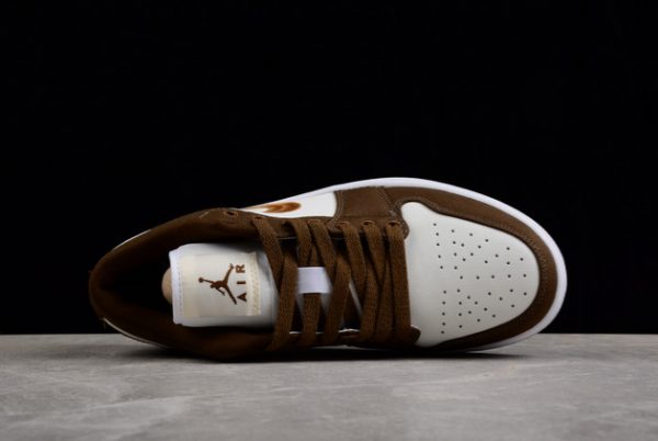 Brand Nike Air Jordan 1 Low “Mocha Toe” Basketball Shoes DV0426-301-2