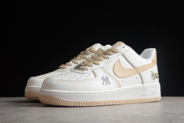Cheap Sale Nike Air Force 1 Low Jewel Yankees White/Gum Yellow BS8806-555-2