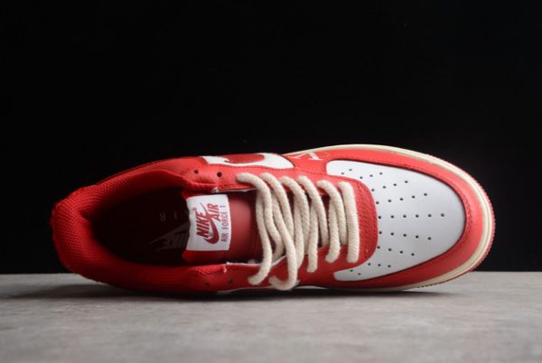 Classic 2022 Nike Air Force 1 Low LV8 Gym Red/White DO5220-162-3