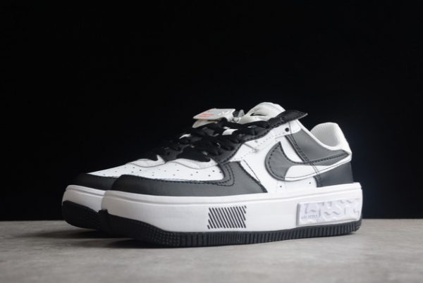 Classic Nike Air Force 1 Fontanka White Black Sneakers CW6688-611-2