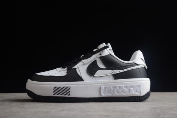 Classic Nike Air Force 1 Fontanka White Black Sneakers CW6688-611