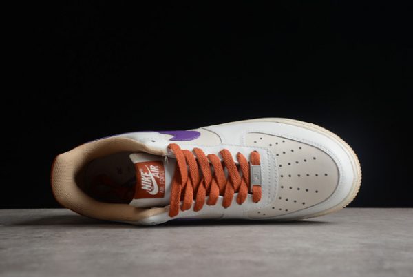 CW3388-205 Nike Air Force 1 ’07 LV8 2 Low White Purple Hot Sale-3