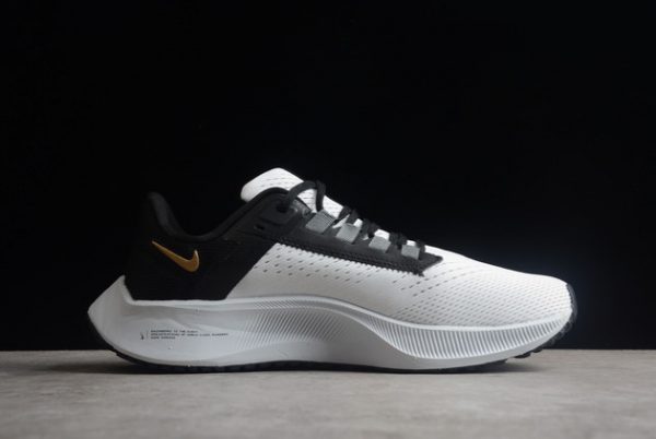 CW7356-007 Nike Air Zoom Pegasus 38 Black White Gold Running Shoes-1