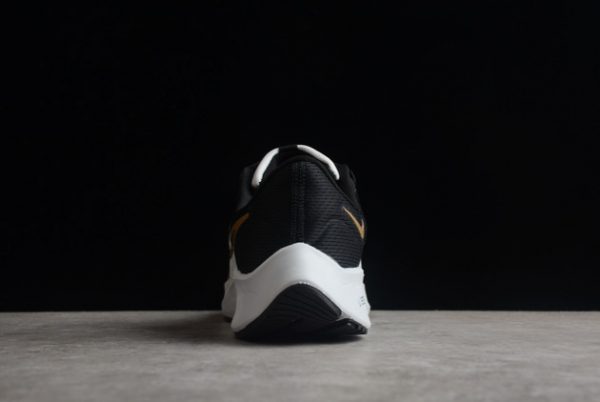 CW7356-007 Nike Air Zoom Pegasus 38 Black White Gold Running Shoes-4