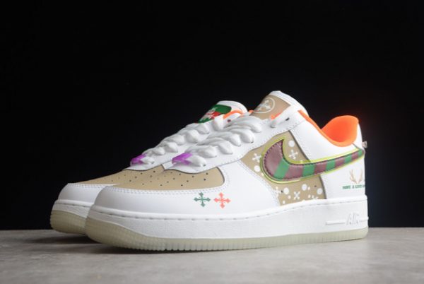 DO2333-101 Nike Air Force 1 Low “Have A Good Game” White/Brown-Orange-2