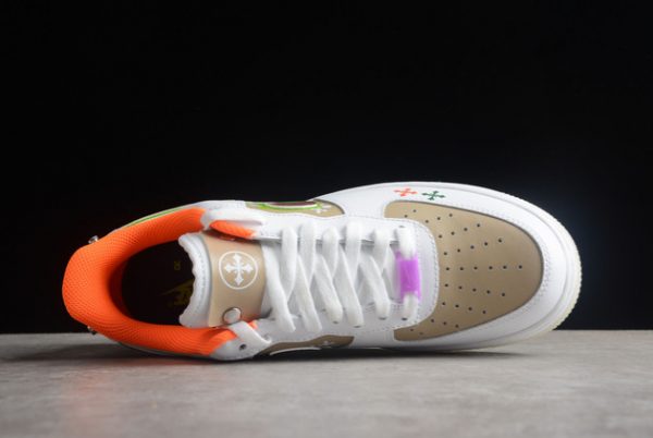 DO2333-101 Nike Air Force 1 Low “Have A Good Game” White/Brown-Orange-3