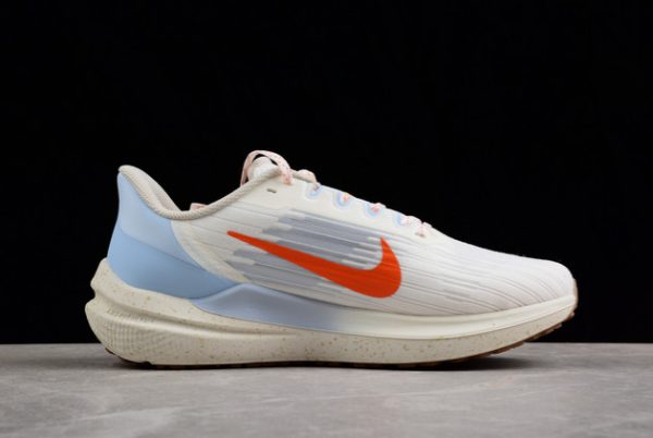 DX6048-181 Nike Air Zoom Winflo 9 White Blue Orange Running Shoes-1