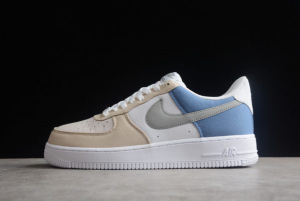 Hot Sale 2022 Nike Air Force 1 Low Grey/White-Blue DG2296-018