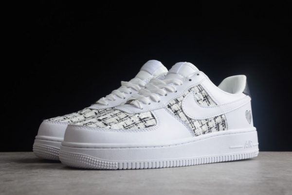 New Arrival Nike Air Force 1 ’07 LV8 White/Black Sneakers DD8959-100-2