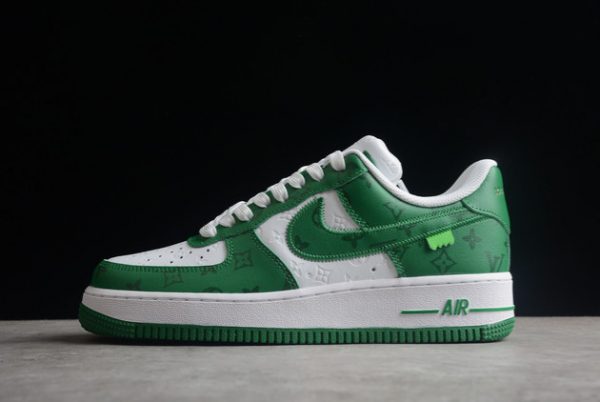 New Release 2022 Nike Air Force 1 Low White Green MS 0232