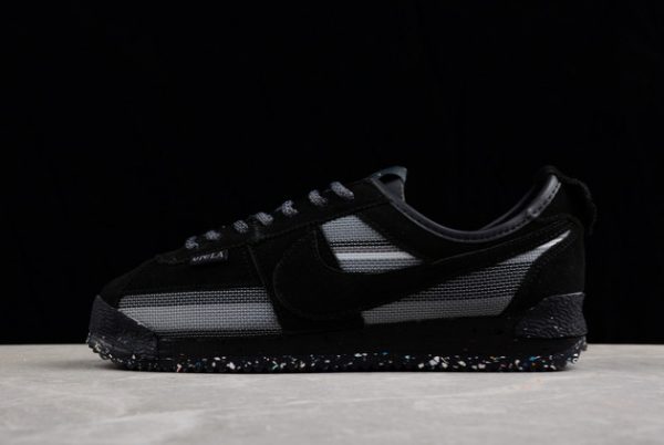 Shop Union x Nike Cortez Black/Dark Grey Sneakers DR1413-006