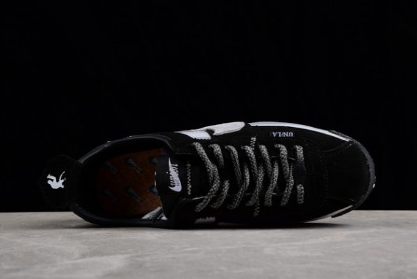 Shop Union x Nike Cortez Black/Light Grey Unisex Sneakers DR1413-010-3