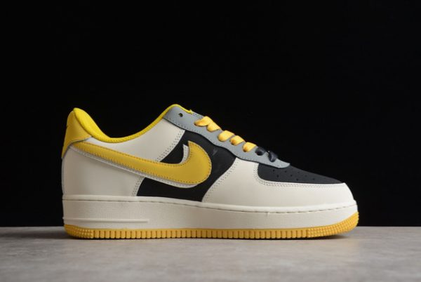 Cheap Sale 2022 Nike Air Force 1 Low Rice/Black-Yellow AF1234-004-1