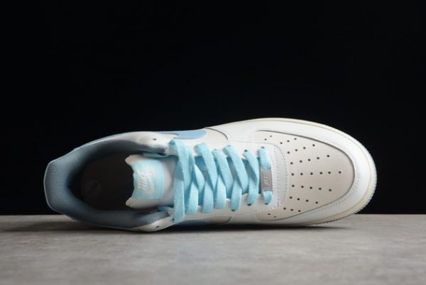 Cheap Sale Nike Air Force 1 White/Light Blue Online CW3388-202-3
