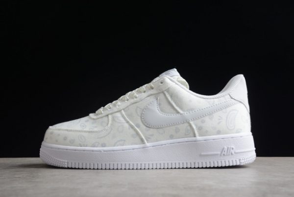 Hot Sale 2022 Nike Air Force 1 ’07 Low Paisley White DG2296-088