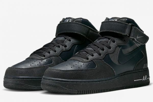 Hot Sale 2022 Nike Air Force 1 Mid “Off Noir” Sneakers DQ7666-001-2