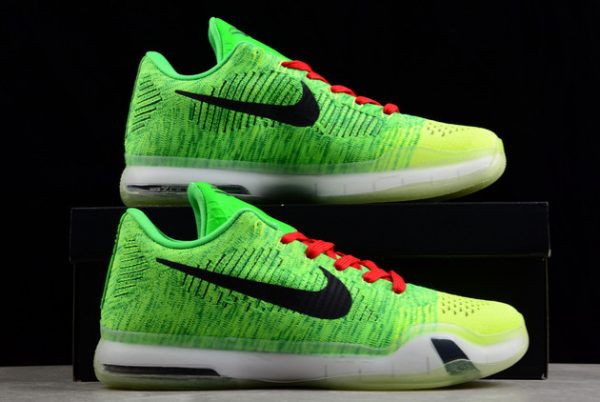 Hot Sell Nike Kobe 10 X Elite ID Grinch Multi-Color Running Shoes 802817-901-4