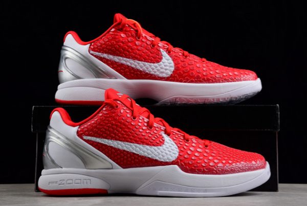 Men's Sneakers Nike Zoom Kobe 6 VI TB Red For Cheap 454142-600-3