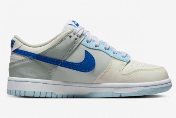 Buy Nike Dunk Low GS Ivory Hyper Royal Onlines FB1843-141-1