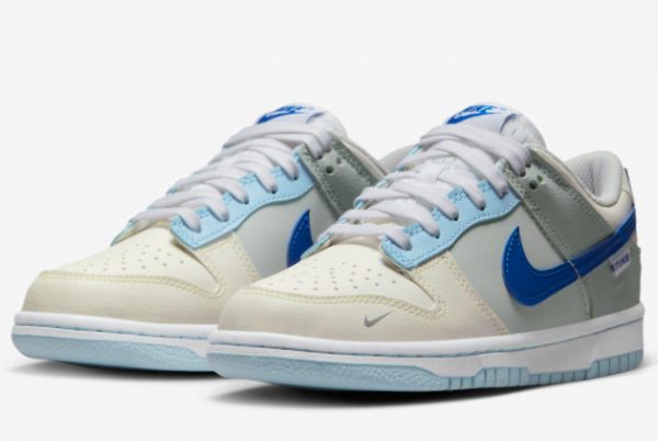Buy Nike Dunk Low GS Ivory Hyper Royal Onlines FB1843-141-2