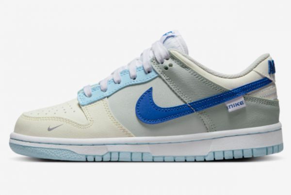 Buy Nike Dunk Low GS Ivory Hyper Royal Onlines FB1843-141